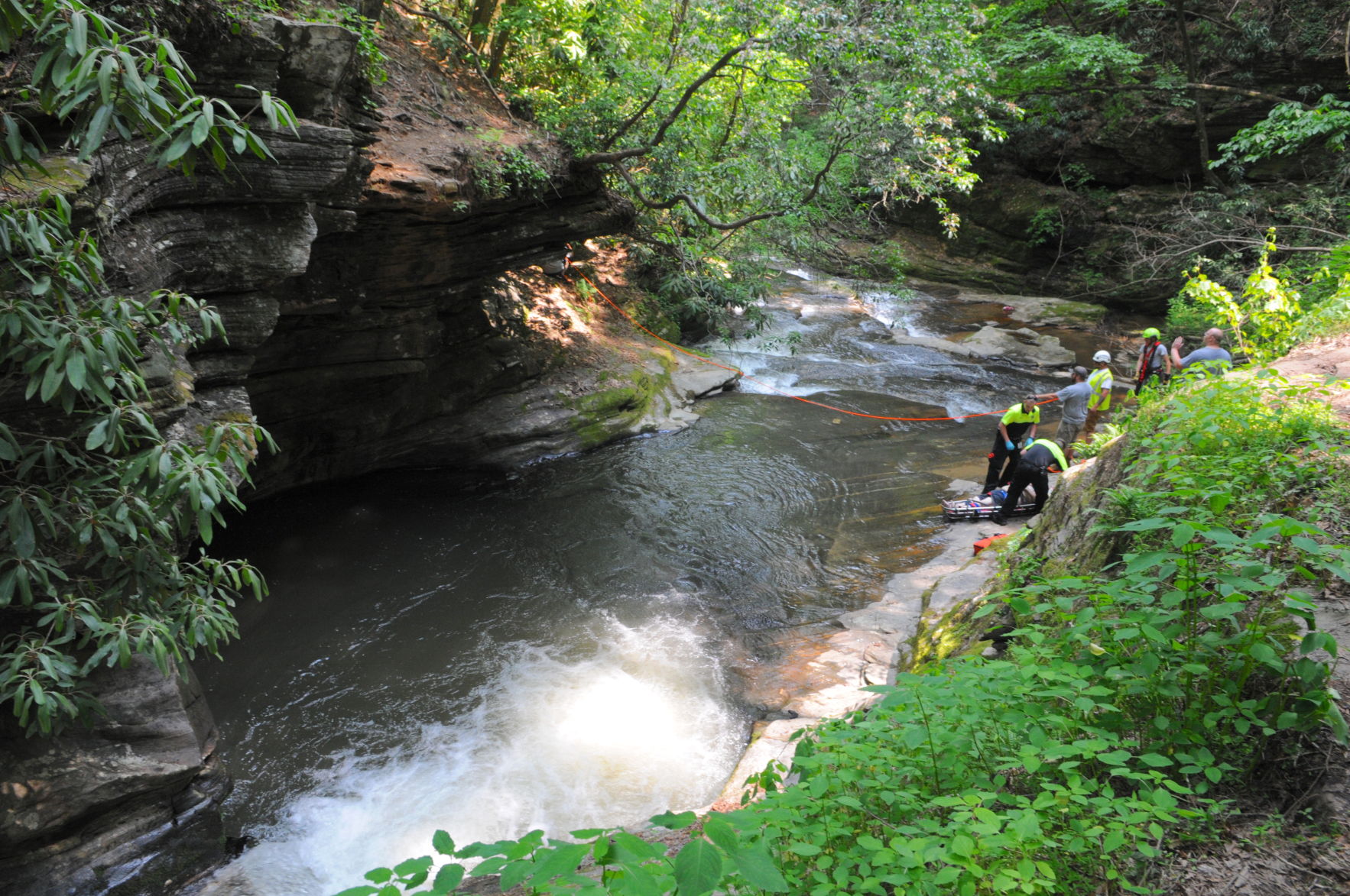 At Devil's Wash Tub